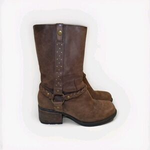 Indigo by Clarks Knee High Boots Shoes Womens Size 7 Brown